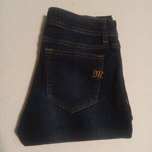 Miss Me Women's Signature Ankle Skinny Jeans Size 27  Dark Wash 05220G12A
